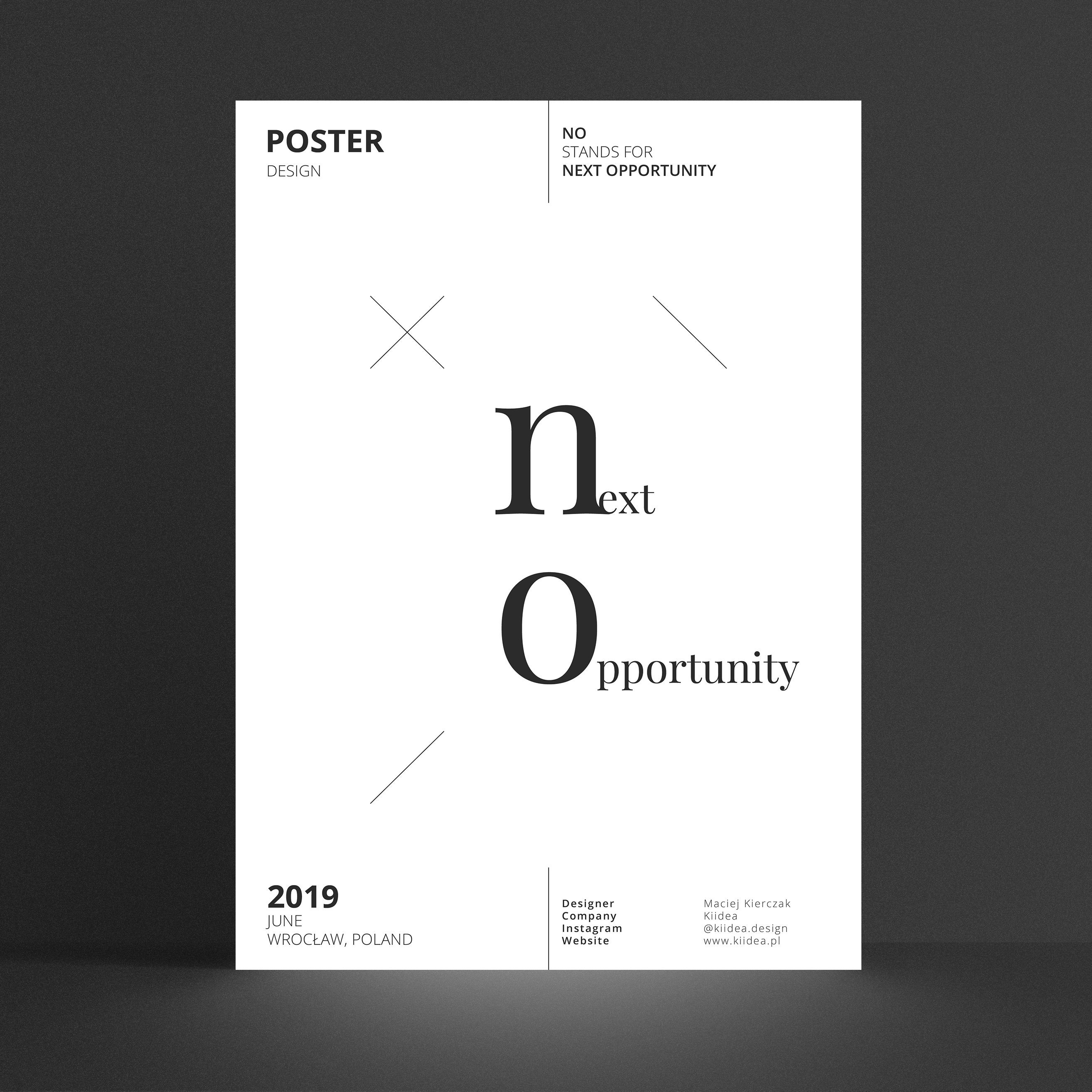 NO – next opportunity