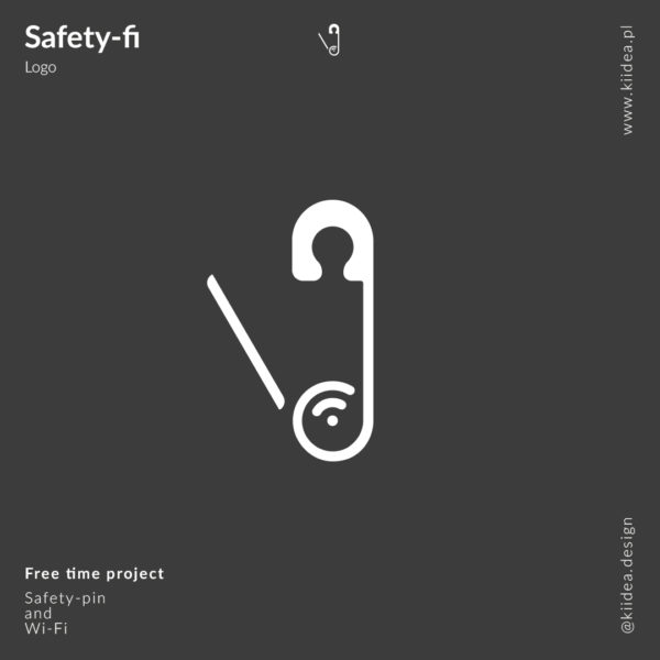 Minimalistyczne logo Safety-Fi