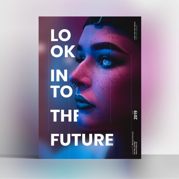 Plakat Look into the future